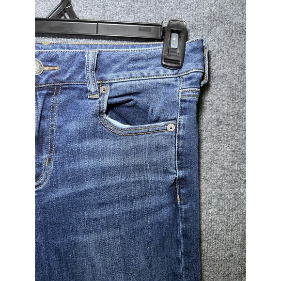 American Eagle Jeans Womens 10R Boot Cut Stretch X Dark Wash - Picture 4 of 8